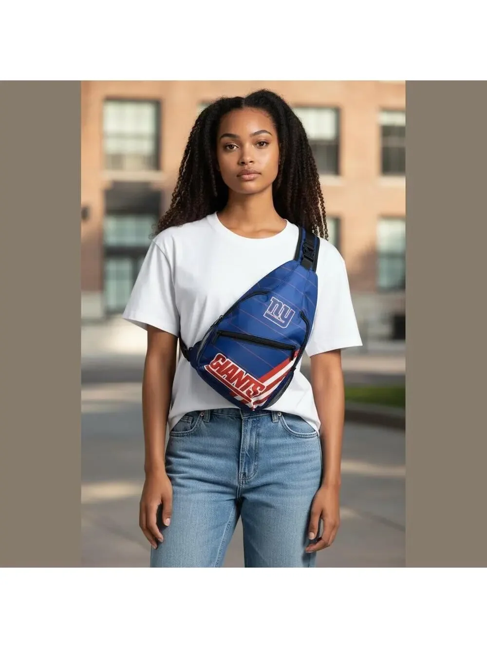 NY Giants Sling Bag: Crossbody Backpack